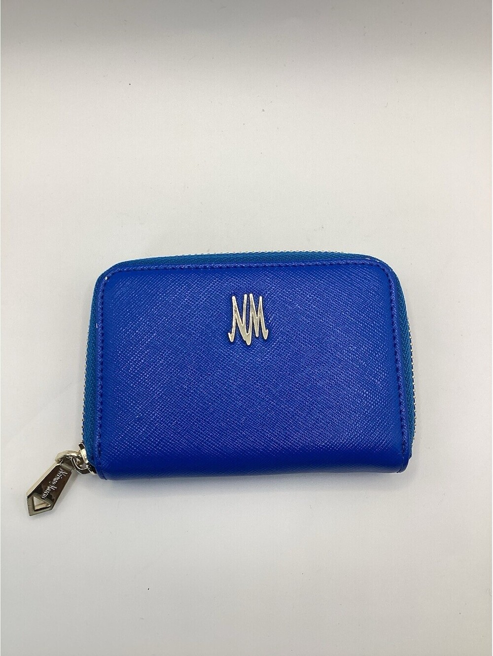 Neiman  Marcus Saffino Leather Zip  Purse Wallet